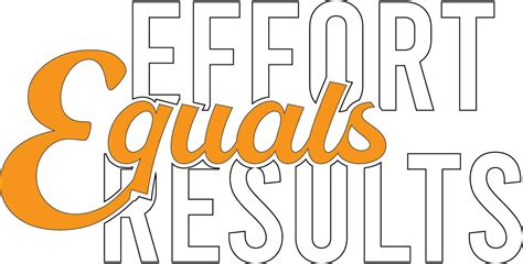 effort equals results|The Mindset Formula: Mindset + Action = Results .